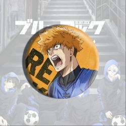 BLUE LOCK Anime tinplate brooc...