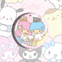sanrio Anime tinplate brooch b...