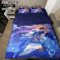 Genshin Impact Anime flannel f...