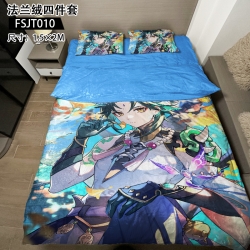 Genshin Impact Anime flannel f...