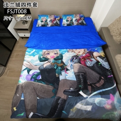 Genshin Impact Anime flannel f...