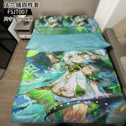 Genshin Impact Anime flannel f...