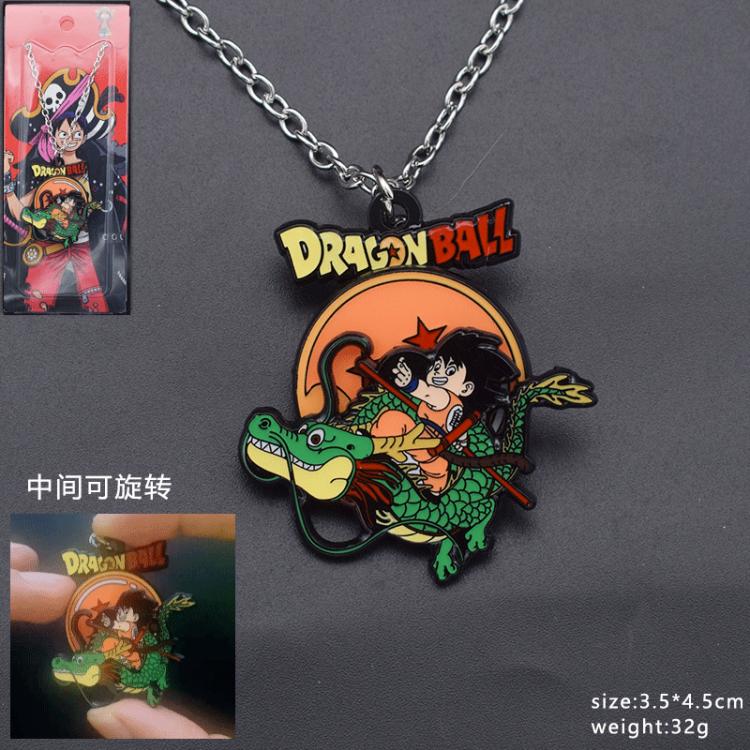 DRAGON BALL Anime peripheral rotating necklace pendant