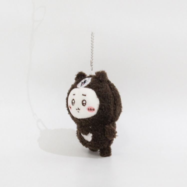 Self deprecating bear Wool+PP cotton plush toy pendant 10x8x4cm