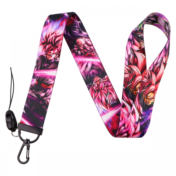 DRAGON BALL Black buckle long mobile phone lanyard 45cm price for 10 pcs NR1102