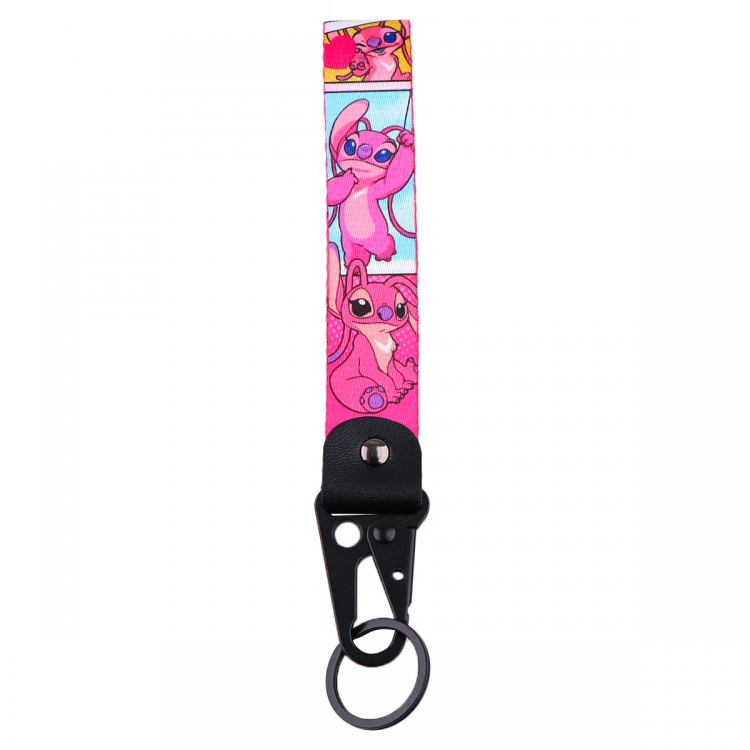  Lilo & Stitch Eagle Mouth Keychain Bag Hanging Piece Leather Rope Thickened Hanging Rope 9x2.5cm 30G price for 5 pcs
