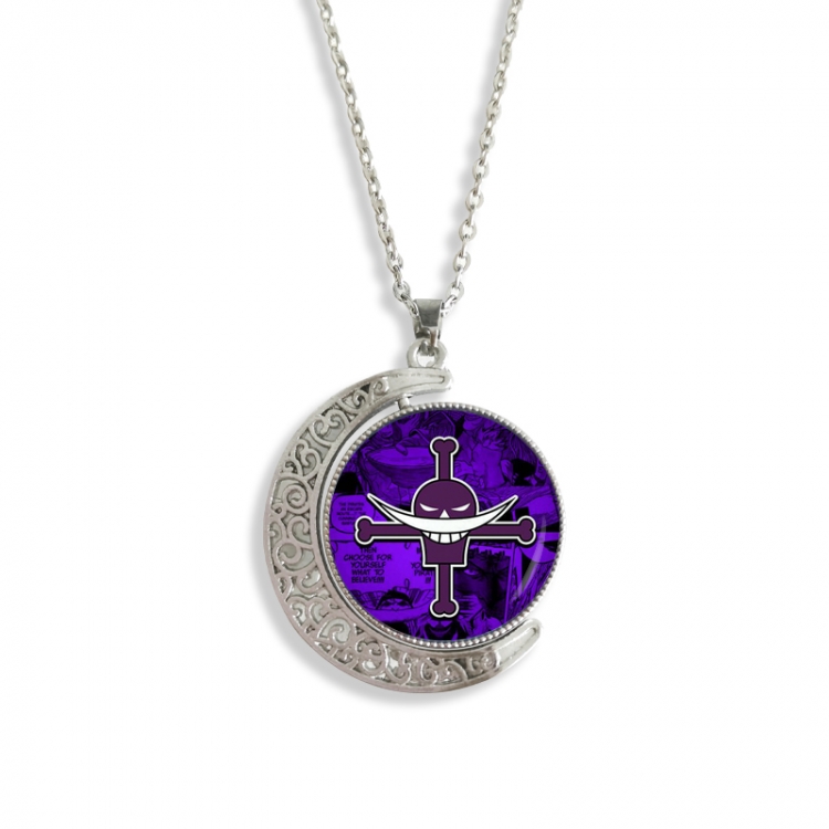 One Piece Anime Double sided Crystal Rotating Gem Necklace price for 5 pcs