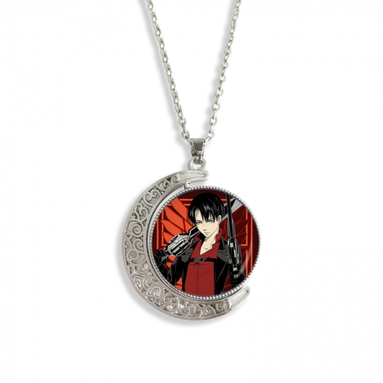 Shingeki no Kyojin Anime Double sided Crystal Rotating Gem Necklace price for 5 pcs
