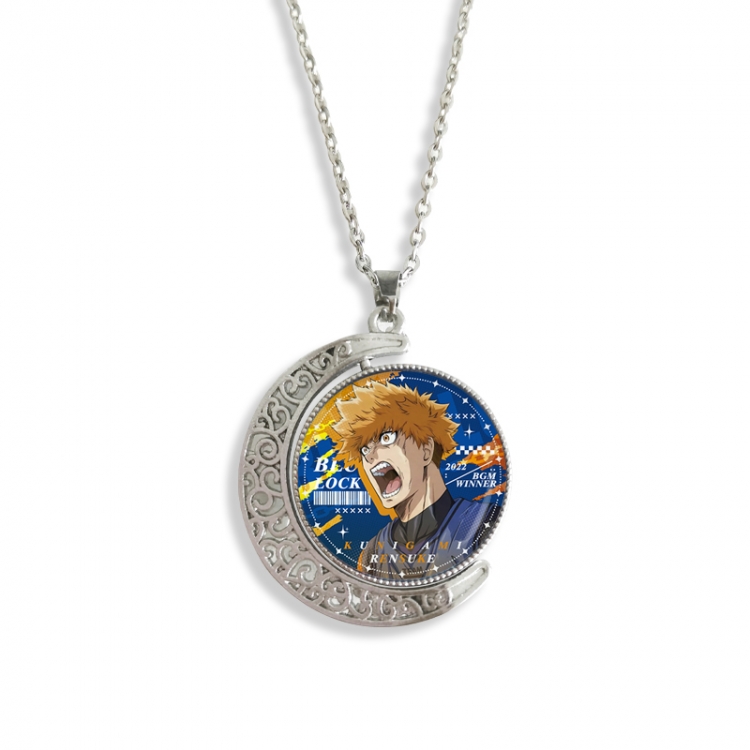 BLUE LOCK Anime Double sided Crystal Rotating Gem Necklace price for 5 pcs