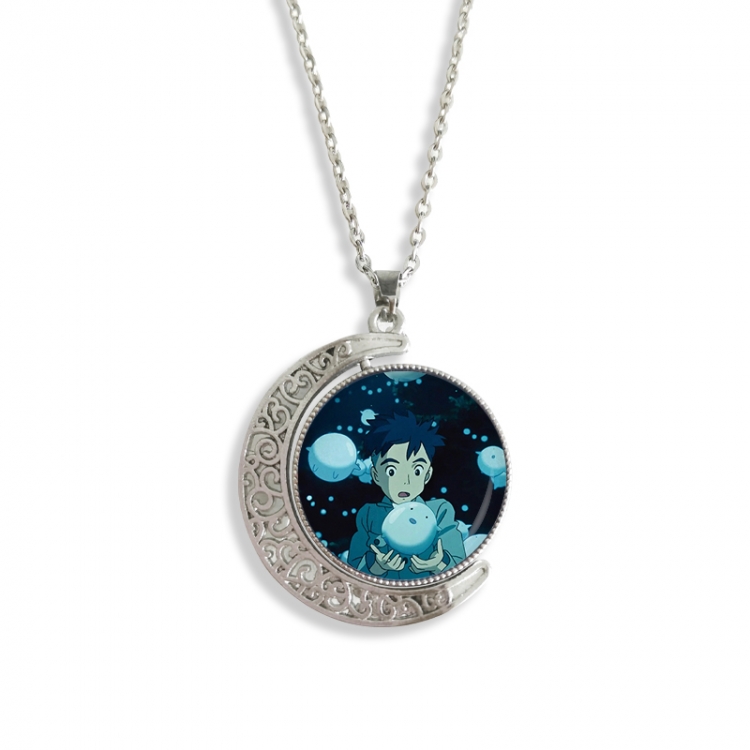 The Boy and the Heron Anime Double sided Crystal Rotating Gem Necklace price for 5 pcs