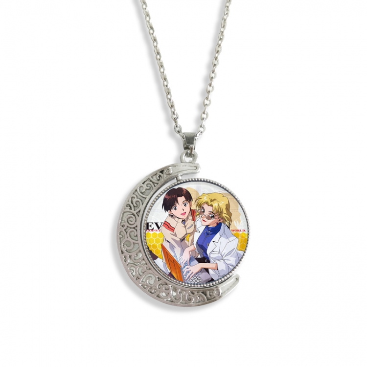 EVA Anime Double sided Crystal Rotating Gem Necklace price for 5 pcs