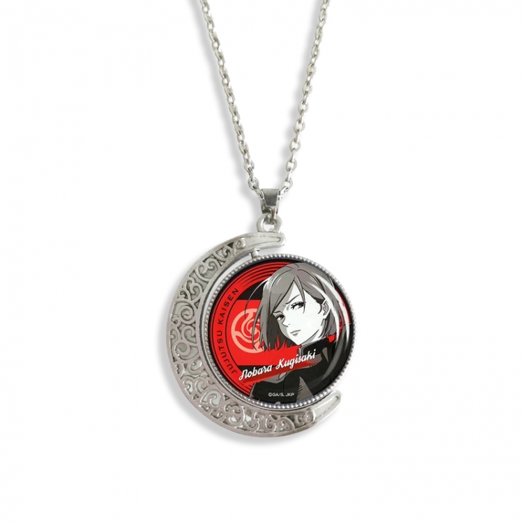 Jujutsu Kaisen Anime Double sided Crystal Rotating Gem Necklace price for 5 pcs