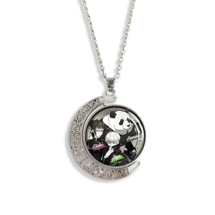 Jujutsu Kaisen Anime Double sided Crystal Rotating Gem Necklace price for 5 pcs