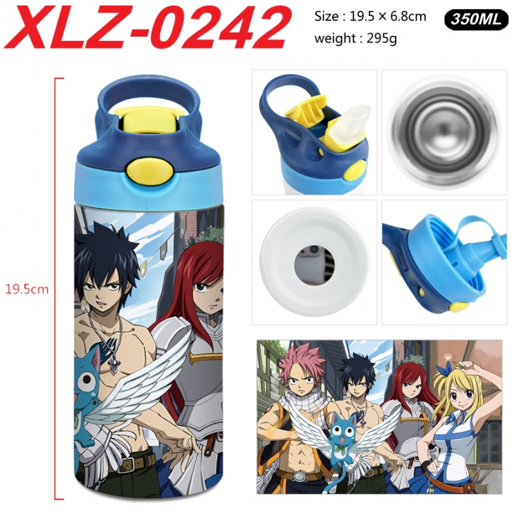 Fairy tail 304 stainless steel portable insulated cup 19.5X6.8CM 350ml
