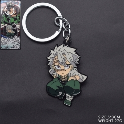 Demon Slayer Kimets 动漫周边金属钥匙扣挂...
