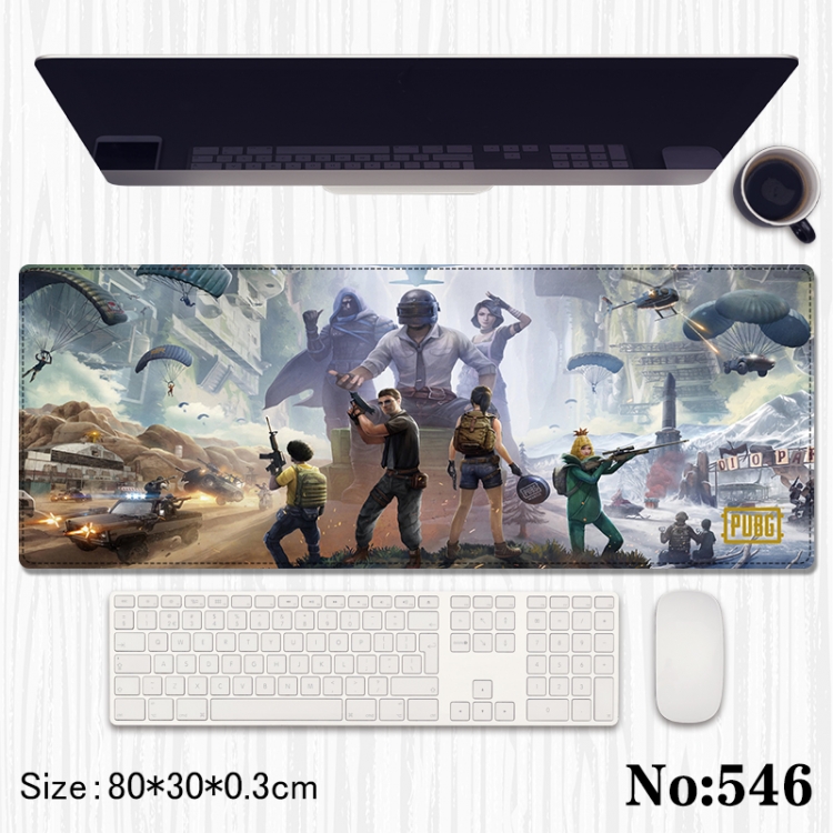 Game for Peace  Anime peripheral computer mouse pad office desk pad multifunctional pad 80X30X0.3cm