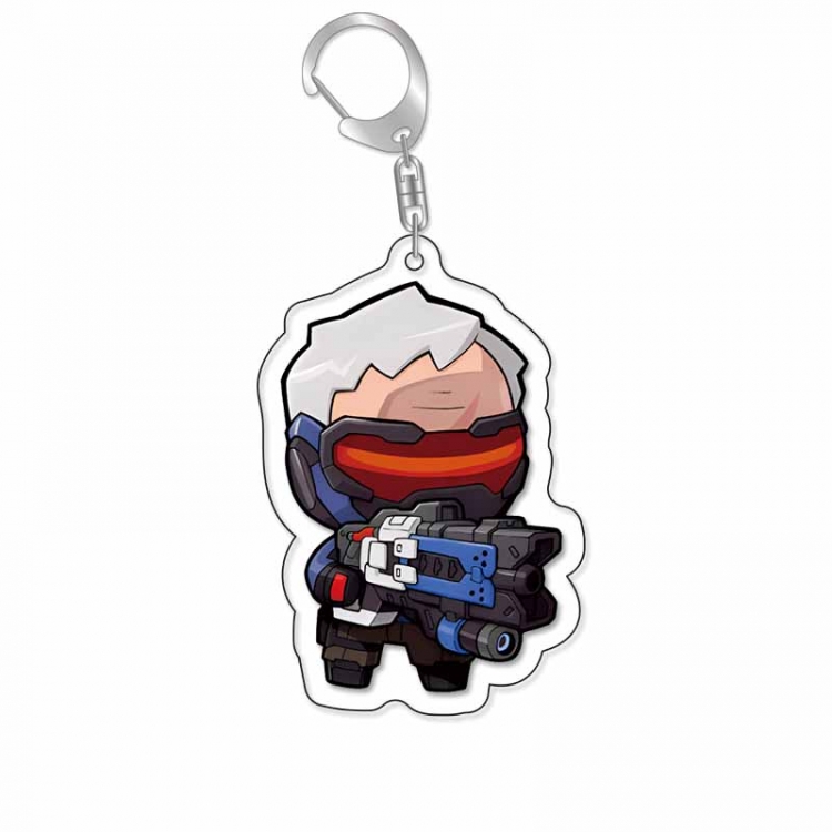 Overwatch Anime Acrylic Keychain Charm price for 5 pcs 16964