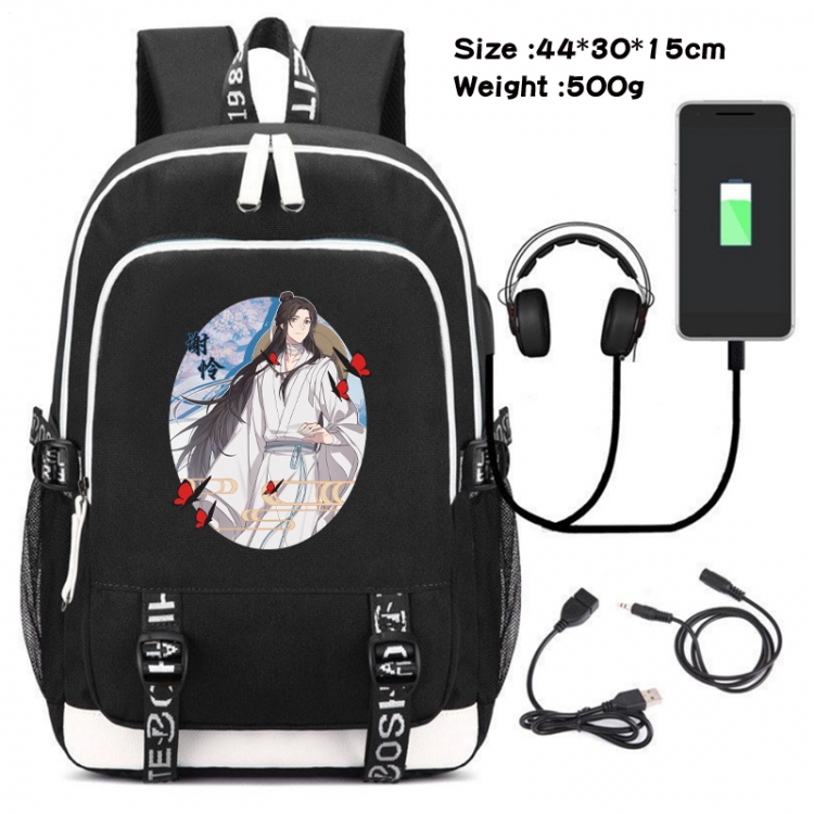 Heaven Official's Blessing Game Canvas Backpack Waterproof School Bag 44X30X15CM 500G
