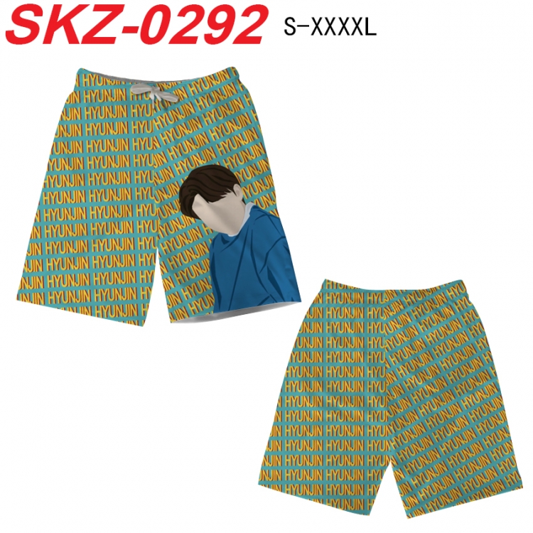 straykids Anime full-color digital printed beach shorts from S to 4XL SKZ-0292