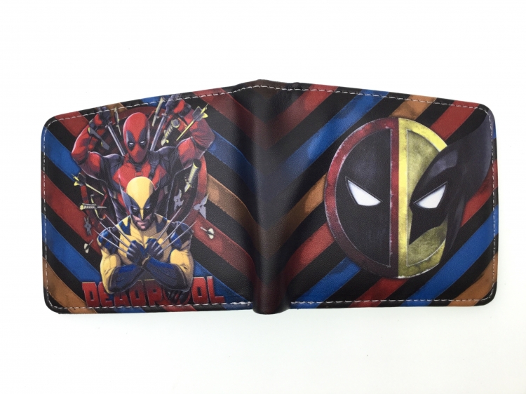 Marvel Anime two fold  Short wallet 11X9.5CM 60G  B-1771