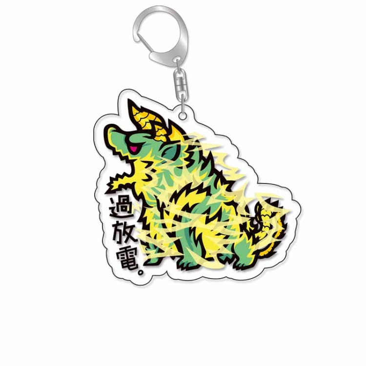 Monster Hunter Anime Acrylic Keychain Charm price for 5 pcs 17014