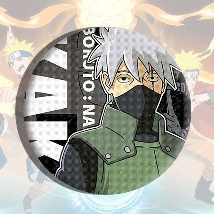 Naruto Anime tinplate brooch badge price for 5 pcs
