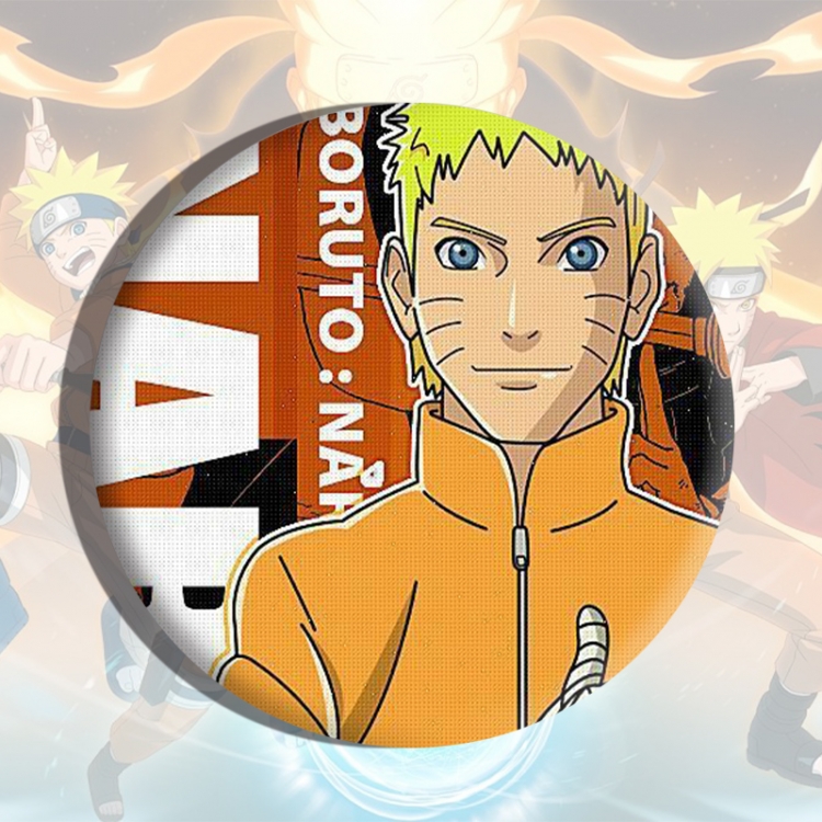 Naruto Anime tinplate brooch badge price for 5 pcs