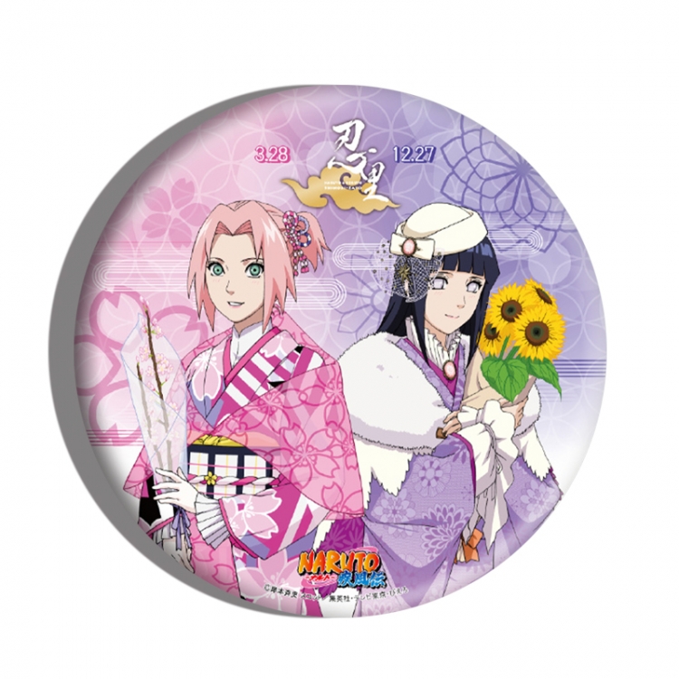 Naruto Anime tinplate brooch badge price for 5 pcs