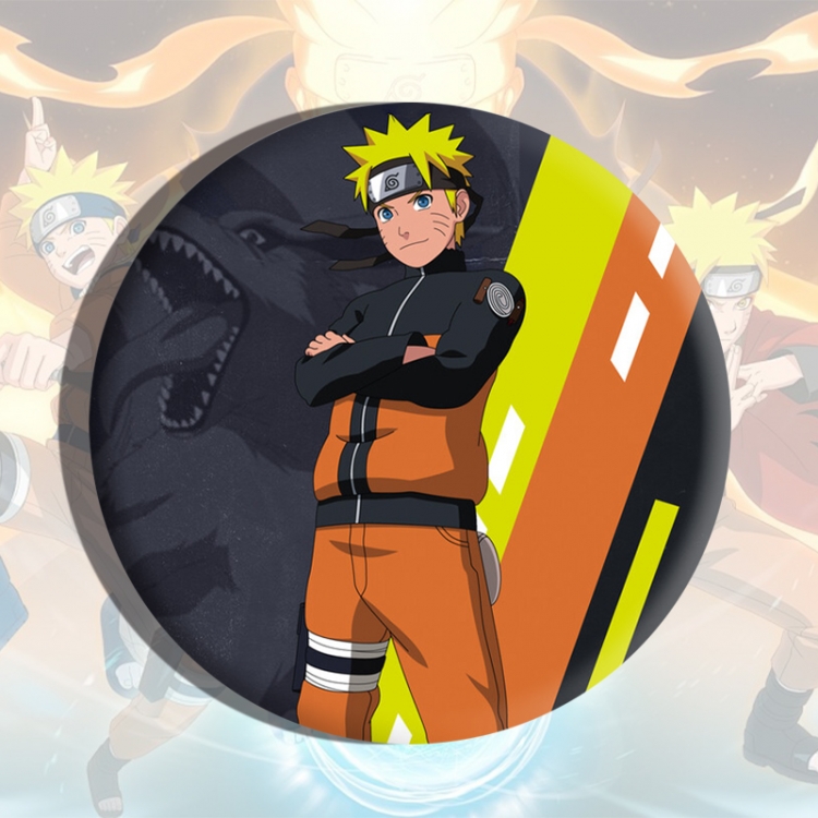 Naruto Anime tinplate brooch badge price for 5 pcs