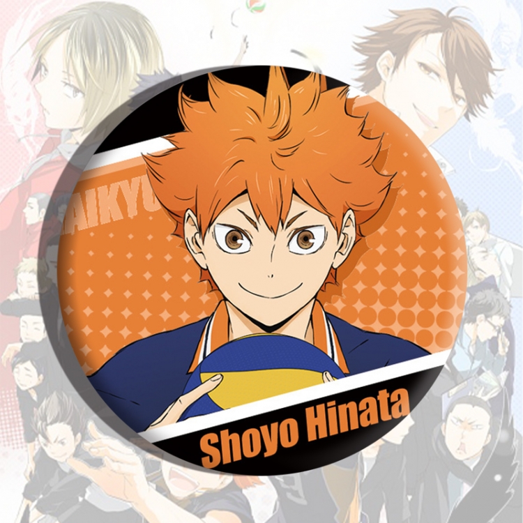 Haikyuu!! Anime tinplate brooch badge price for 5 pcs