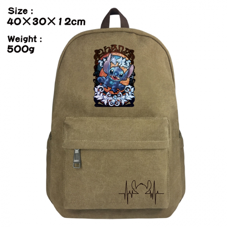 Lilo & Stitch Canvas top and bottom backpack 40X30X12CM