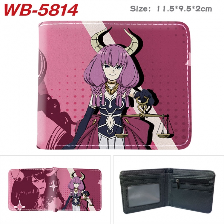 Frieren: Beyond Journey's End Animation color PU leather half fold wallet 11.5X9X2CM WB-5814A