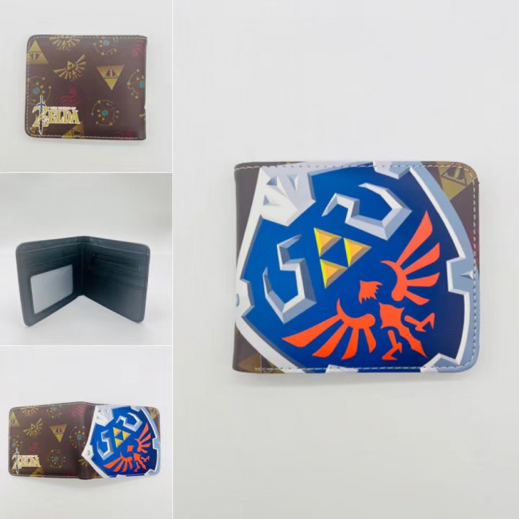 The Legend of Zelda Full color Two fold short card case wallet 11X9.5CM
