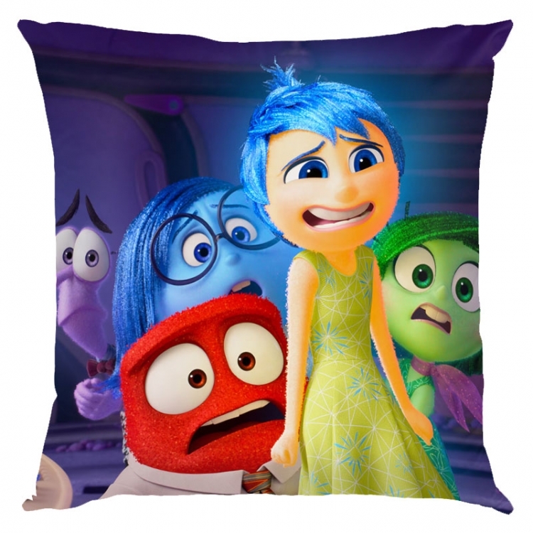 Inside Out 2 Anime square full-color pillow cushion 45X45CM NO FILLING 