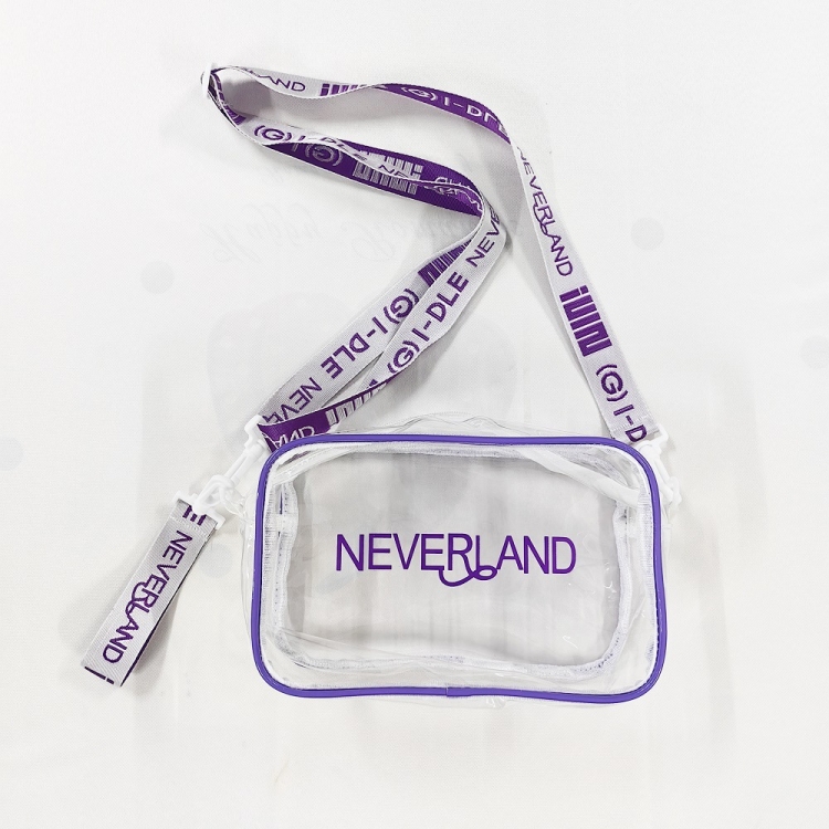 gidle Transparent bag, shoulder bag, crossbody bag, concert accessories, same size 21X16X10CM