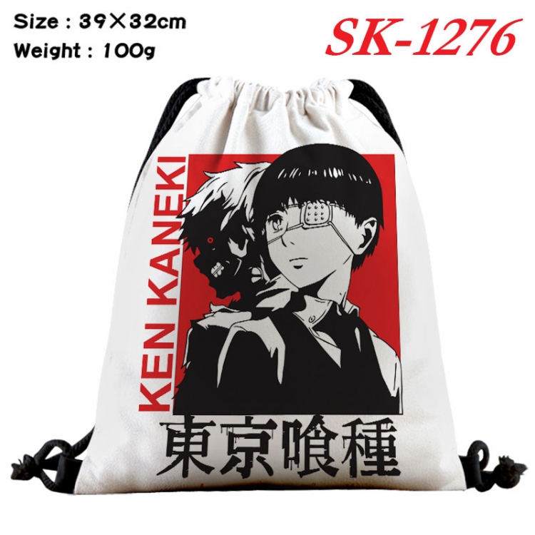 Tokyo Ghoul cartoon Waterproof Nylon Full Color Drawstring Pocket 39x32cm  sk-1276