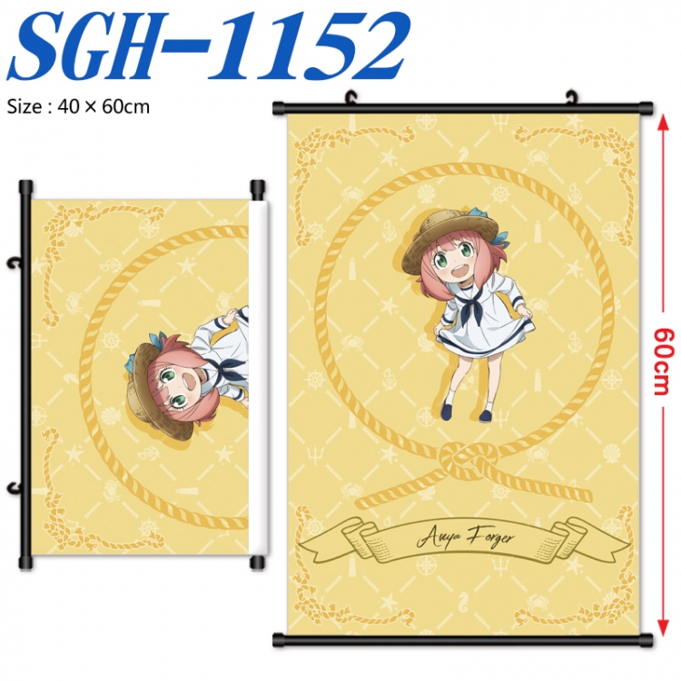 SPY×FAMILY  Anime digital printed pole style hanging picture Wall Scroll 40x60cm  SGH-1152