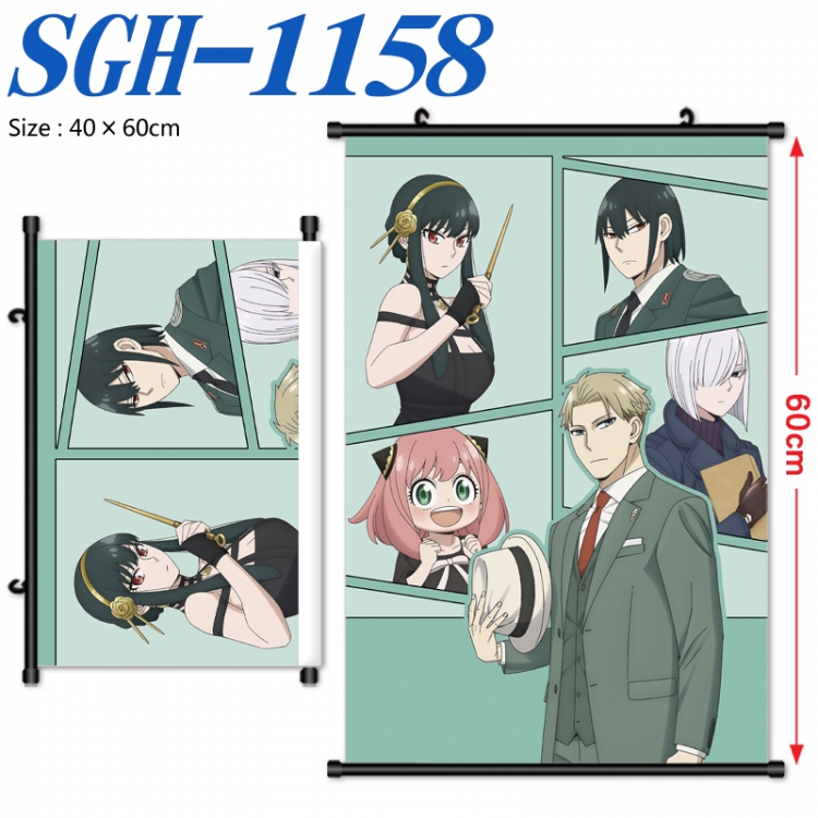 SPY×FAMILY  Anime digital printed pole style hanging picture Wall Scroll 40x60cm  SGH-1158