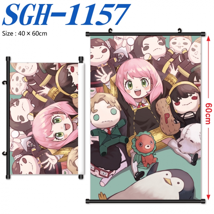 SPY×FAMILY  Anime digital printed pole style hanging picture Wall Scroll 40x60cm SGH-1157