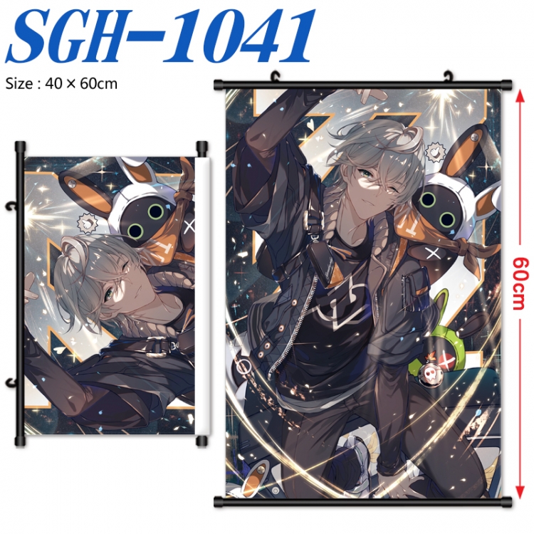 Zenless Zone Zero Anime digital printed pole style hanging picture Wall Scroll 40x60cm SGH-1041