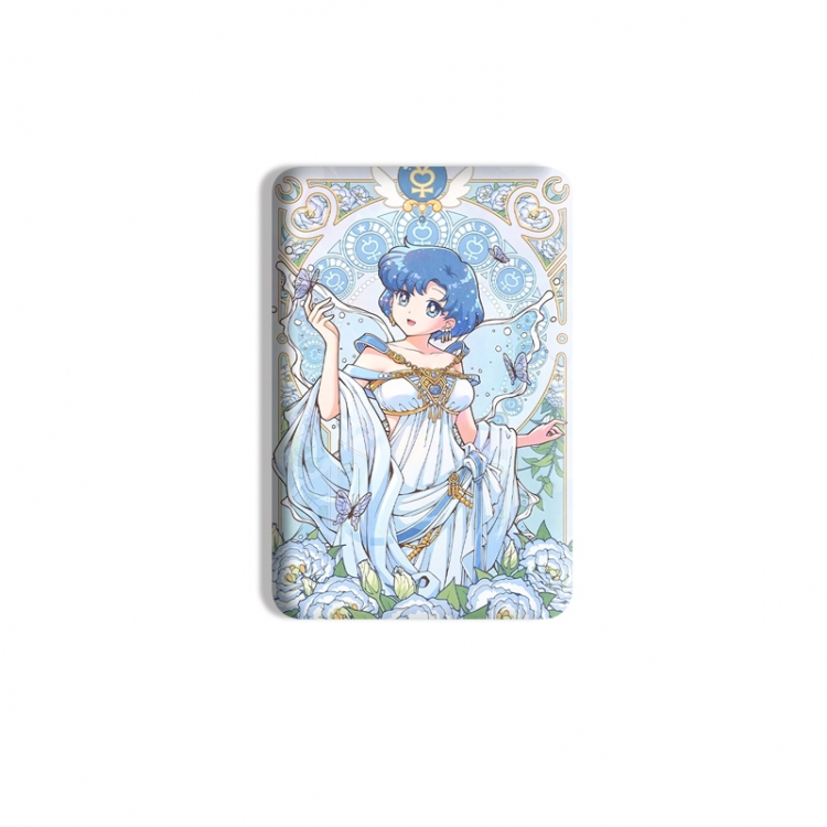 sailormoon Anime square tinplate badge chest badge 4X6CM price for 5 pcs