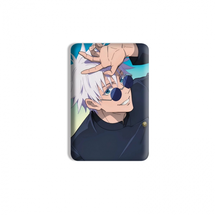 Jujutsu Kaisen Anime square tinplate badge chest badge 4X6CM price for 5 pcs