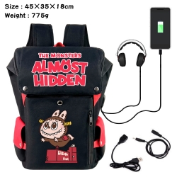 Labubu Anime Canvas Bucket Dat...