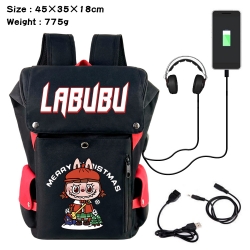 Labubu Anime Canvas Bucket Dat...