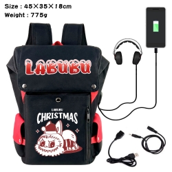 Labubu Anime Canvas Bucket Dat...