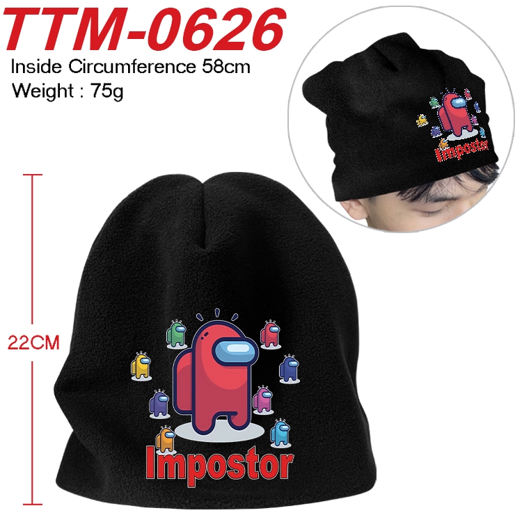 Among us Anime full-color printed plush hat 58cm  TTM-0626