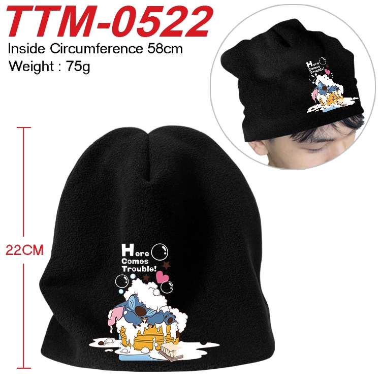 Lilo & Stitch Anime full-color printed plush hat 58cm
