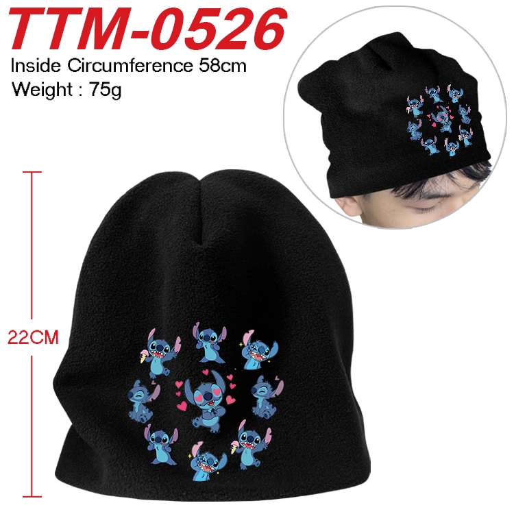 Lilo & Stitch Anime full-color printed plush hat 58cm