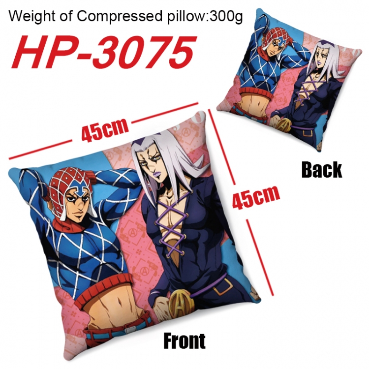 JoJos Bizarre Adventure  Anime digital printing double-sided printed pillow 45X45cm NO FILLING HP-3075