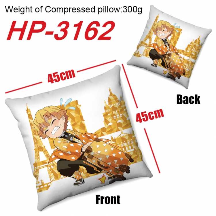 Demon Slayer Kimets  Anime digital printing double-sided printed pillow 45X45cm NO FILLING HP-3162